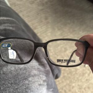 True Religion Matte Black Glasses